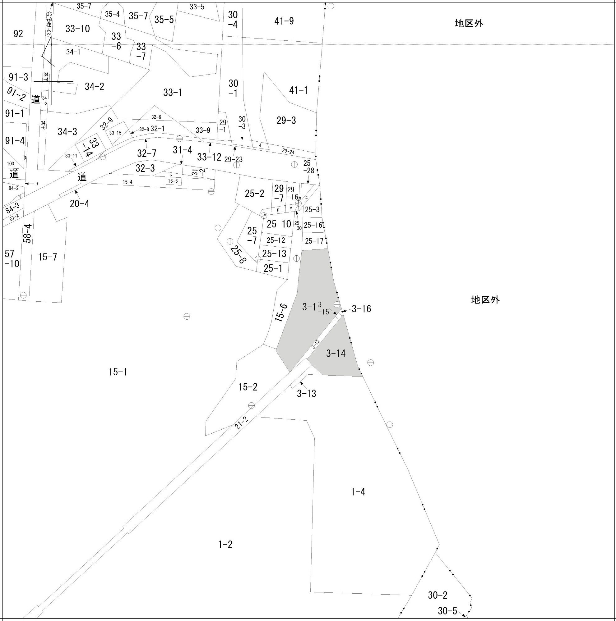 Block map resized filled