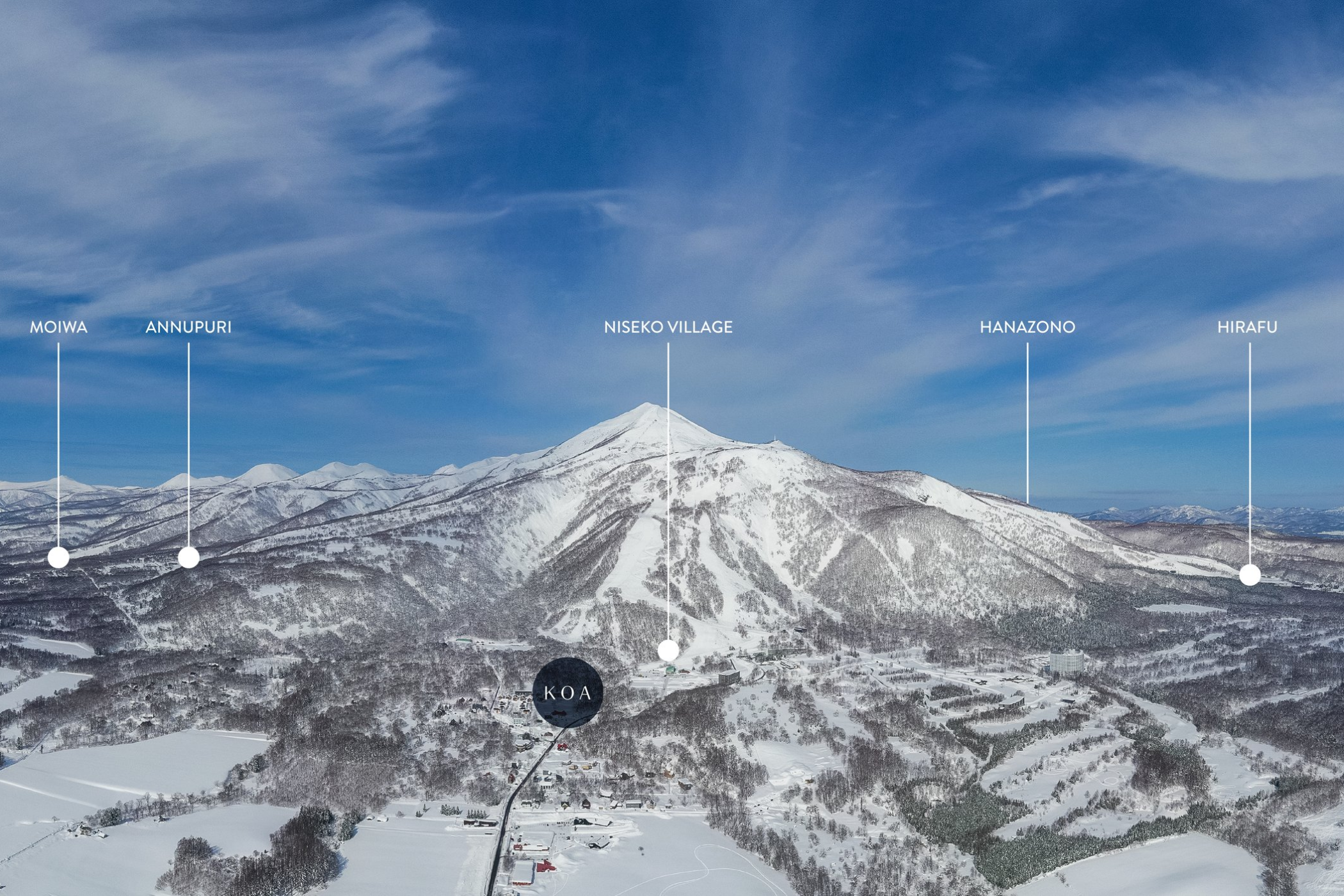 Koa Niseko location